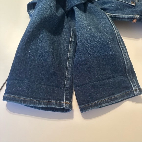Madewell Slim Straight Mid Rise Blue Jeans - Size 27 - Picture 14 of 16